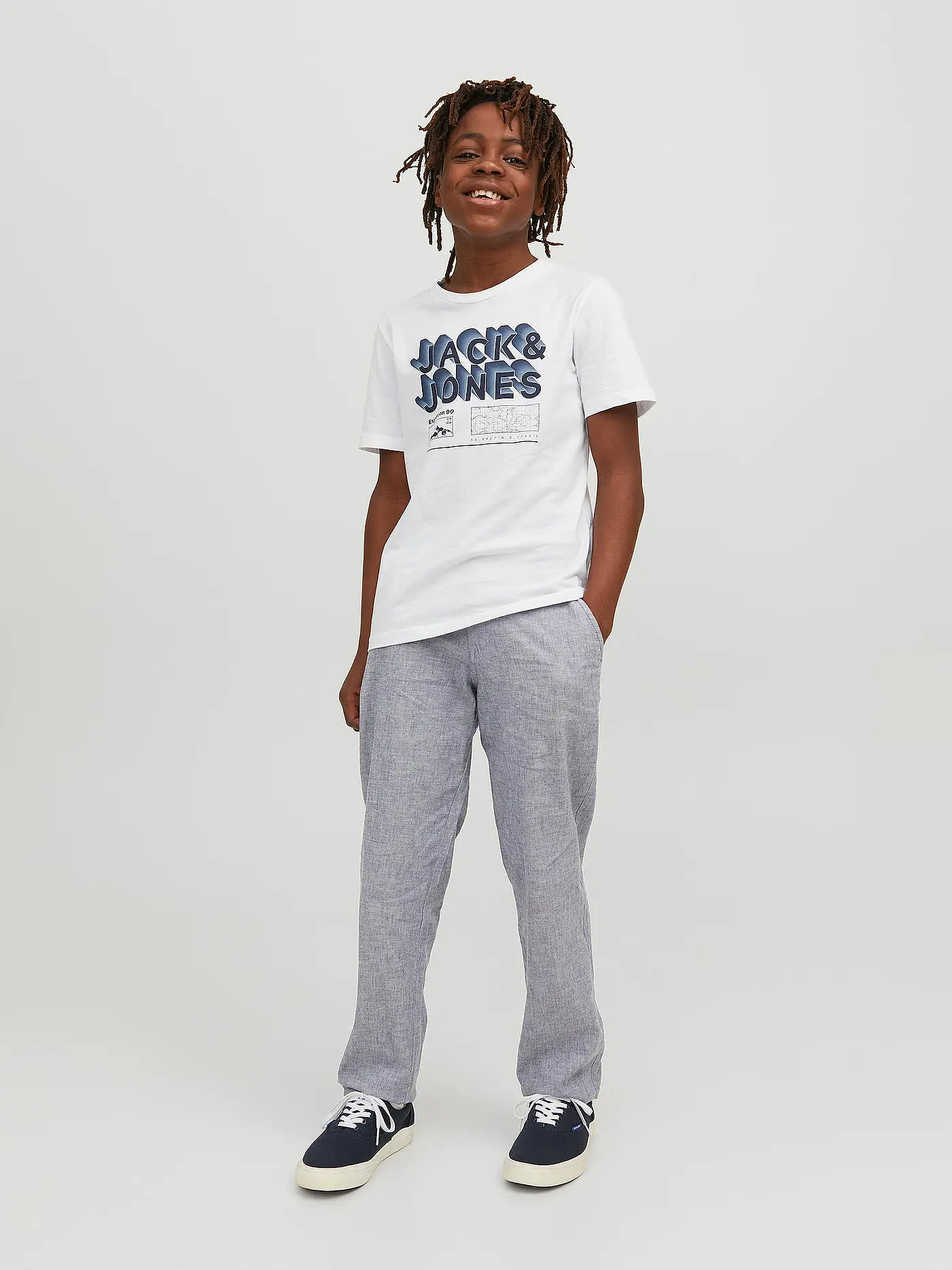 JACK & JONES | Jungen Chino JPSTOLLIE | hellblau